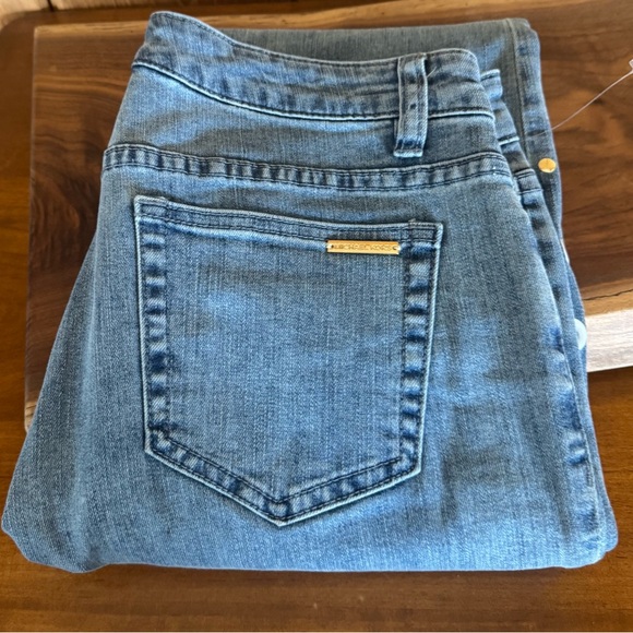 Michael Kors Jeans Embl Izzy Cropped Flare Slim Women's Size 4 - Picture 3 of 10